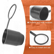 Zwarte Trekhaak Bal Push-In Type Cover Cap Auto Hitch Trekhaak Trailer Bescherming Cap EIG88 Geschikt voor RV Trailer