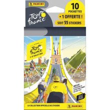 Blister - PANINI - TOUR DE FRANCE 2025 - 10 bustine + 1 omaggio - 55 adesivi