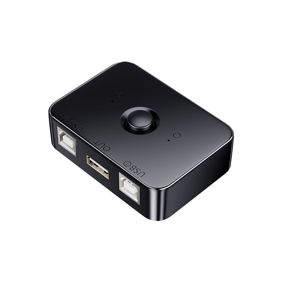 USB Printer Sharer Device 2 Ports USB2.0 Selector Printer Sharing Peripheral for Printer USB Splitter Sharing Printer