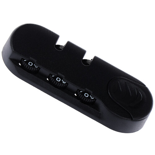 Stylish Black Anti Theft Lock 3 Digit Combination Padlock