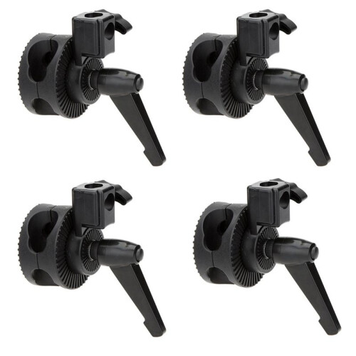 4X Single Grip Swivel  Bracket Clamp for Photo Studio Boom Arm Reflector Holder Stand