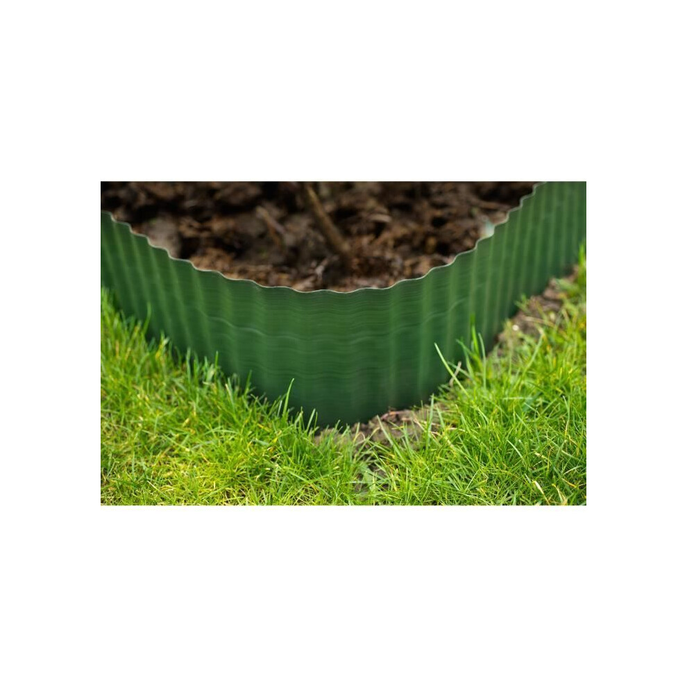 Nature Garden Border Edging Lawn Border Landscape Edging Roll 0.15X9 M Green 8711338406014