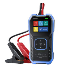BTM-24 Car Battery Voltage Tester with Reverse Polarity Overvoltage Protection for 12V 24V Batteries Color Display