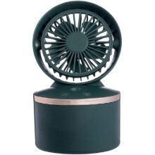 Elegant Desk Decor and Cooler, Cactus Office Supplies with USB Desk Fan, Personal Space Cooling with Multi-Power Supply, Portable Fans for Quiet Opera