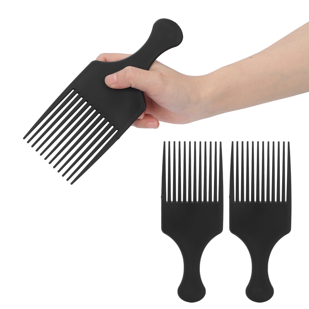 Unisex 3Pcs Afro Pick Comb Set For Professional Hair Styling & Salon Use