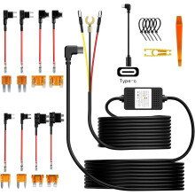 Dashcam Power Partner: De ultieme mini-USB-hardwirekit, uw schild tegen onzichtbare bedreigingen. 3,5 meter onopvallende stroomvoorziening via