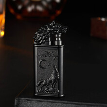 (I) Electroplated Direct Fire Fire Quartz Dial With Visible Window Inflatable Windproof Lighter