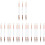 18 Pcs  -End Eyeshadow Brushes Heart Shaped Silicone Eyeshadow Brushes 4