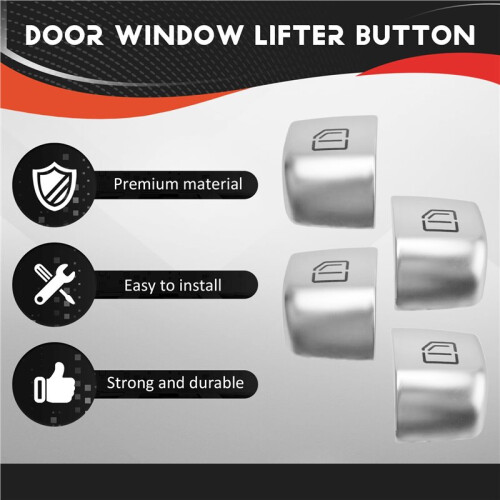 4PCS Door Window Glass Lifter Control  Button for - C Class W205 GLC W253 1