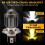H4 LED Spotlight Small Light Bulb LED Motorcycle Modified Headlight Integrated Two-Color Headlight Accessories 4