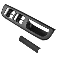 Left Front Door Window Glass Lift Button Control Panel Door Handle Cover Compatible with 4 MK4 Bora 1998-2004