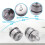 41MM Motorcycle Front  Screw Fork Cover Cap Preload Adjusters Bolts for  CB400(Silver) 7
