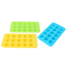 Molde de silicona con forma de concha marina, patrones en forma de corazón, estrella y concha, silicona de grado alimenticio para hornear,