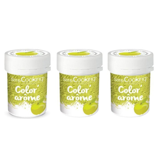 Corante alimentar verde aroma maçã 30 g