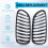 E85 Grille, Front Replacement Kidney Grill for  Z Series Z4/E85 2003-2008(Gloss Black) 2