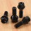 4Pcs Schwarz Wheel Bolt Radmutter für  E30 E36 E46 E60 E90 36136781150 8