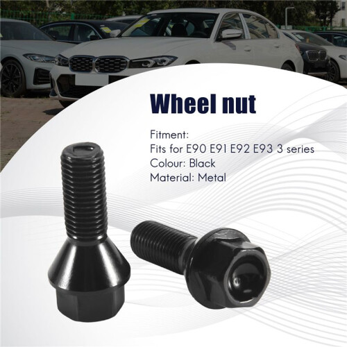 4 Piezas Perno de Rueda Negro Tuerca de Asa para  E30 E36 E46 E60 E90 36136781150 1