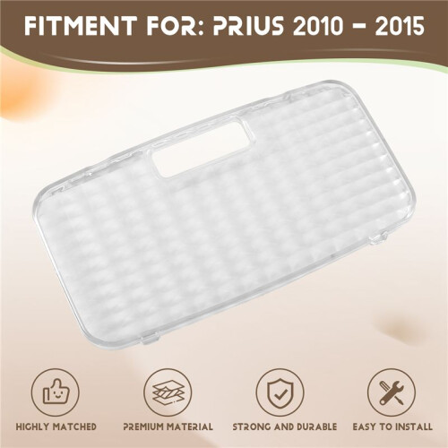 3Pcs Car Crystal Clear Interior Map Dome Light Reading Light Cover for  Prius 2010 - 2015 2