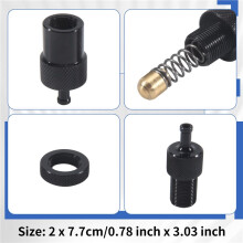 Car Universal Manual Boost Controller Aluminum Alloy Adjustable MBC Manual Turbo Boost Controller for Turbocharged Car-Styling