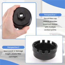 Oil Filter Cap Wrench Cup Socket Remover Tool for 64MM