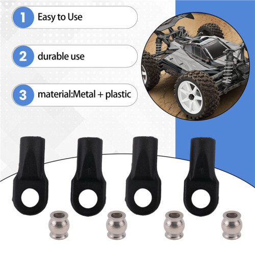 12Pcs 5347 Rod End  Joint General Trolley  Sets for 1/10  E-REVO REVO SUMMIT 2