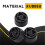 3Pcs Engine Mounting Bush for  Focus 2004-2011 4M5G-6A994-AA 1434444 Protective Cover Under Guard Plate 5
