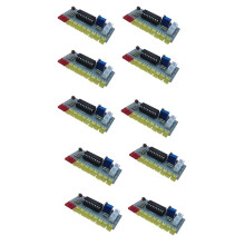 10X LM3915 Indicatore di Livello Audio Kit Fai-Da-Te Kit di Indicatori di Livello per Analizzatore di Spettro Audio Un 10 LED Audio Saldatura