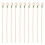 20Stk Blüten Diffuser Sticks Beige Ideal Für Ätherische Öle 1
