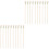 20Stk Blüten Diffuser Sticks Beige Ideal Für Ätherische Öle 3