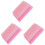 3Stk Bürste Kunststoff, Pink, Langlebig Und Komfortabel 2