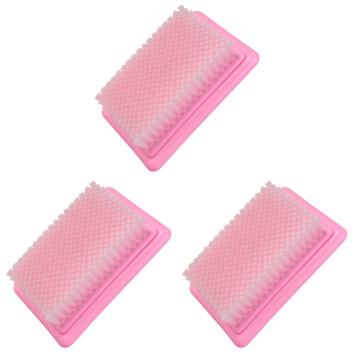 3Stk Bürste Kunststoff, Pink, Langlebig Und Komfortabel 1