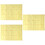 210Sheets Practical Calligraphy Paper with Water Absorption Yellow 7