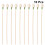 20Stk Blüten Diffuser Sticks Beige Ideal Für Ätherische Öle 8