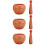 3Sets Robustes Holz-Mörser Set Für Gewürze 8