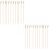 20Stk Blüten Diffuser Sticks Beige Ideal Für Ätherische Öle 6