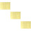 210Sheets Practical Calligraphy Paper with Water Absorption Yellow 9