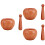 3Sets Robustes Holz-Mörser Set Für Gewürze 6