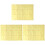 210Sheets Practical Calligraphy Paper with Water Absorption Yellow 2