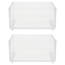 4Stk Transparente Haustier Futterschale, Dickes Design, Für Reptilien