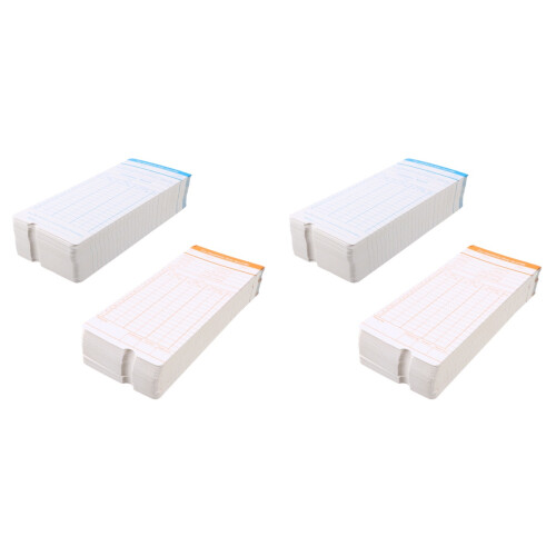 2Sets Time Attendance Cards Assorted Color for Office Clocking 2