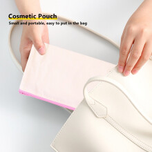 15 Pack Blank Cotton Canvas DIY Zipper Bags Pouches Pencil Case for Makeup Cosmetic Toiletry Stationary Storage