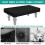 8Ft Billiard Pool Table Cover with Drawstring Durable Waterproof Table Cover for Rectangle Table, Black 4