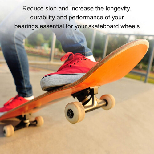 56 Pezzi Kit Hardware per Camion da Skateboard Distanziatori per Skateboard Dadi per Assi per Longboard Accessori per Skateboard 1