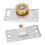 Sliding Barn Door Guide Hardware Set Smooth Movement Metal Structure Versatile Application Strong Bearing Capacity Universal Compatibility For 2