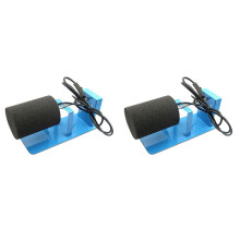 2X Aluminum Alloy Cup Turner DIY Electric Mug Spinner Rotator Safe Rotating Dyer Supplies EU Plug