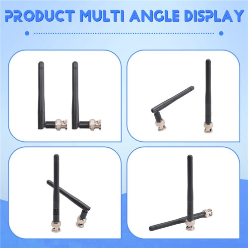 2 Antena UHF com Conector BNC para Microfone Sem Fio Do Receptor  EW100 EW300 EW500 G3 Evolution G3