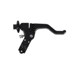 Motorfiets 22Mm Stunt Koppelingshendel Korte Prestaties Kabel Gemakkelijk Pull Linker Hendel voor Grom RM125 (Zwart)