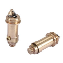 6 PCS Sink Plug Replacement Basin Bath Waste Click Clack Spring Brass Plug Bolt for Kitchen Sink Bath Tub Drain Stopper