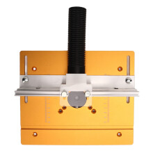 Aluminum Alloy Router Table Insert Plate, Gold, for Woodworking Tools
