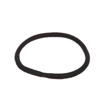 80 Pcs Black Elastic Rubber Hair Band Ponytail Holders for Lady